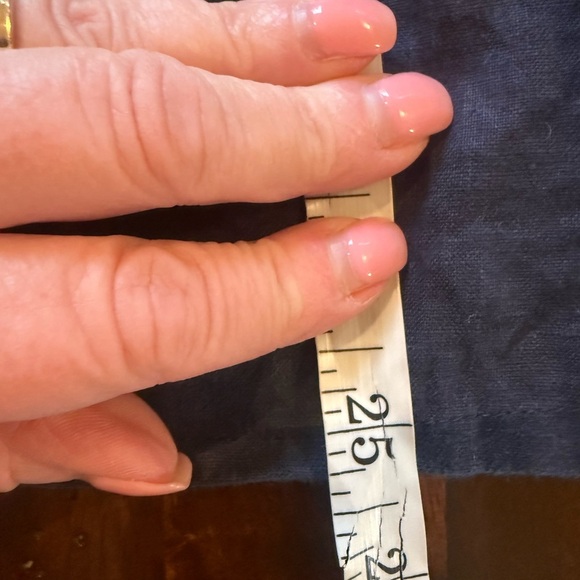 Grace Elements 100% Linen long sleeve blouse roll tab sleeve size 10 - Picture 7 of 7